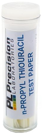 EISCO N-Propylthiouracil Test Paper for Genetic Taste Testing, 100 Strips - Eisco Labs