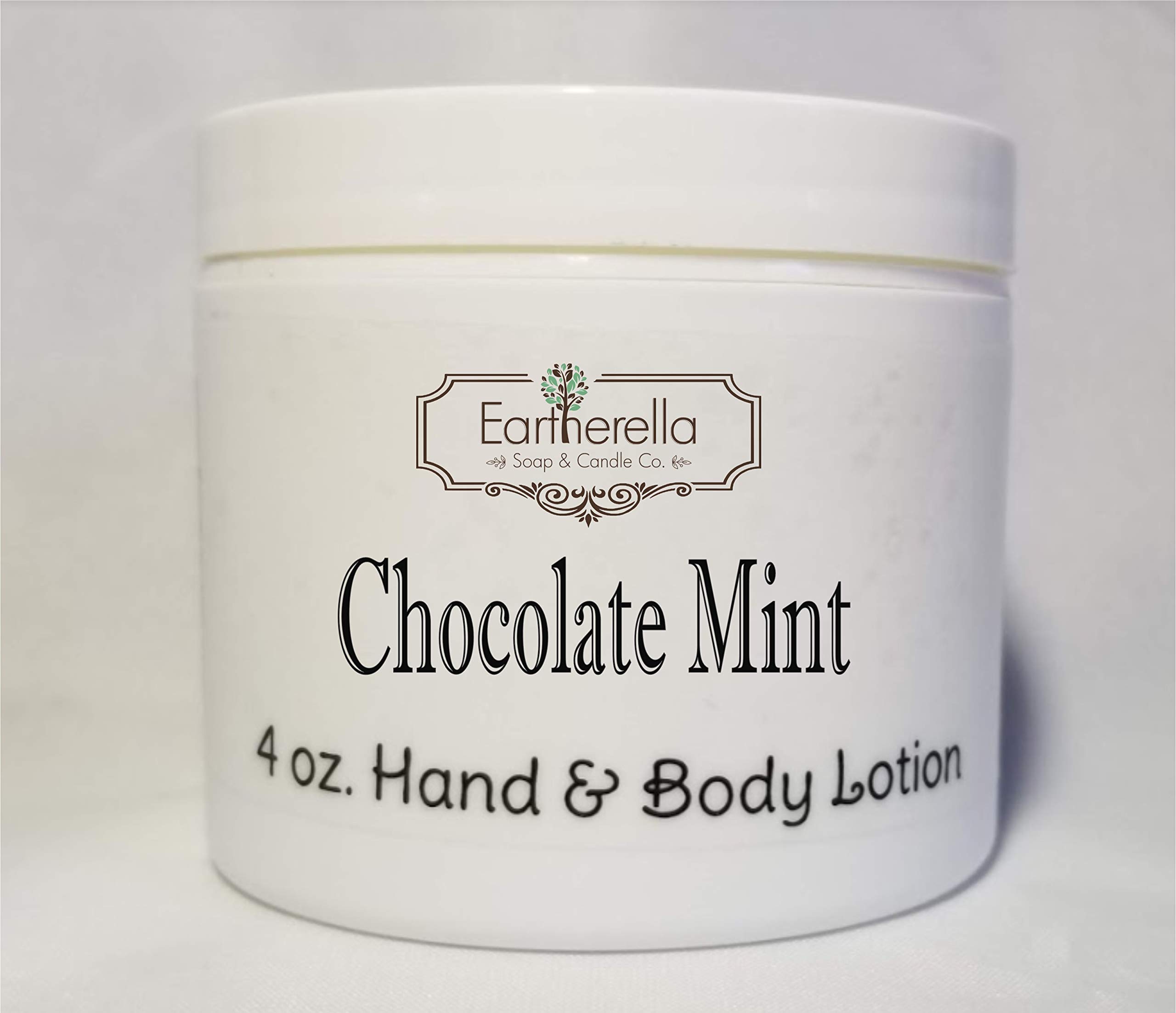 CHOCOLATE MINT Hand & Body Lotion Jar, 4 oz.