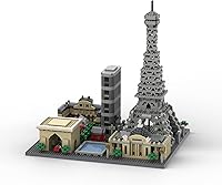 Vista 1 de dOvOb Architecture Paris Skyline Juego de Construcción de Micro Mini Bloques, 2324 Piezas de Ladrillos, Kit de Modelo de Colección de Rompecabezas