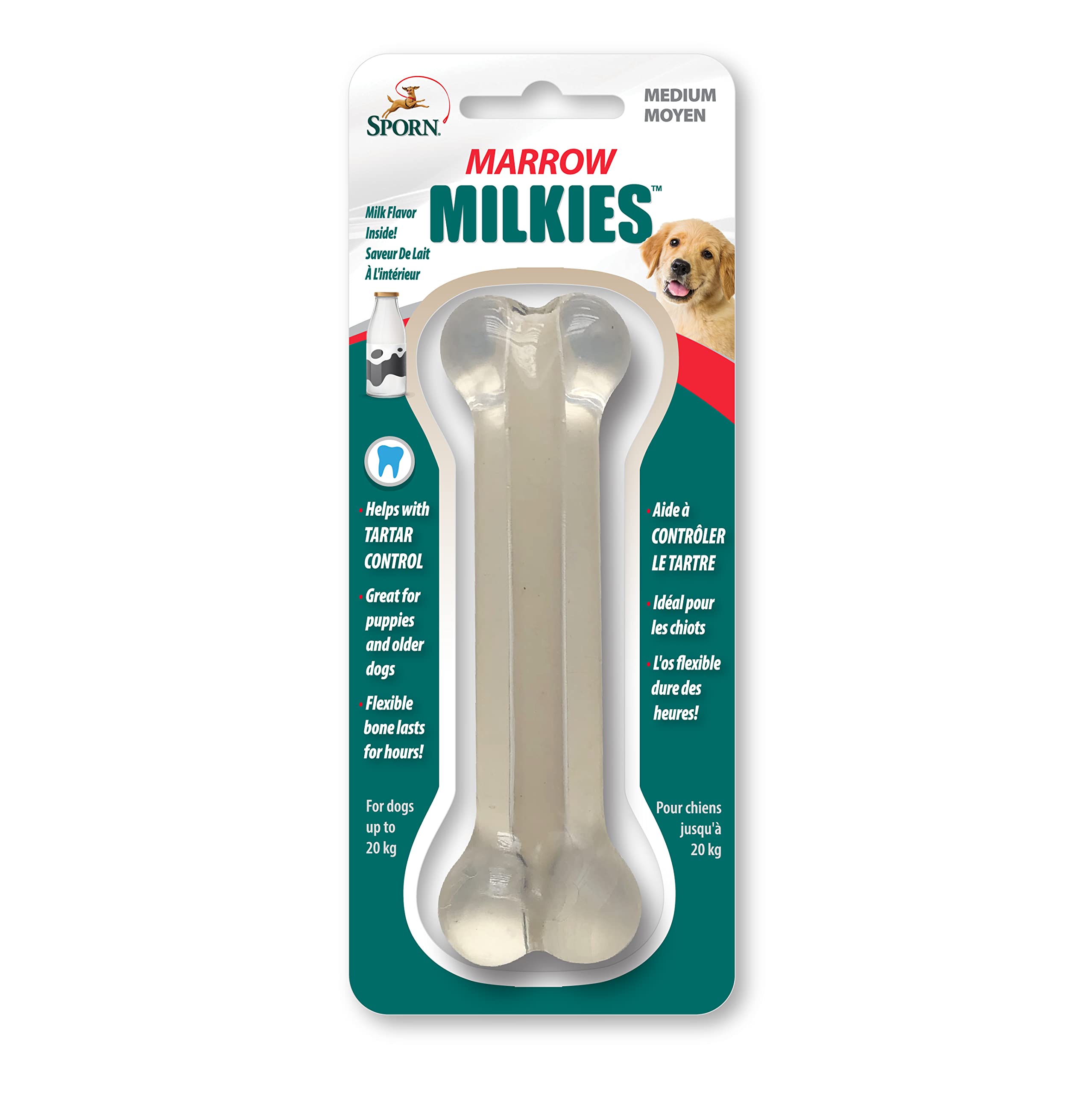Sporn Marrow Milkies MD, White, Medium