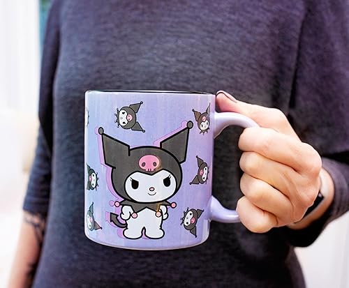 Miniatura 6 de Toynk Sanrio Hello Kitty and Friends Kuromi - Taza de cerámica morada | Capacidad para 20 onzas