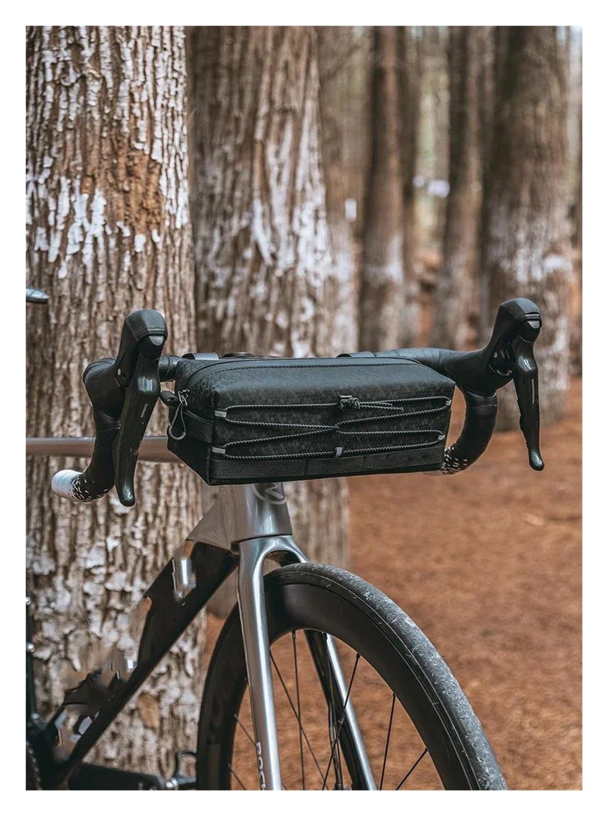 de Bolsa de Manillar de Motocicleta Storage Bags Bolsa para manillar de bicicleta y motocicleta, bolsa delantera para bicicleta, estuche de almacenamiento de gran capacidad, manillar de bicicleta para