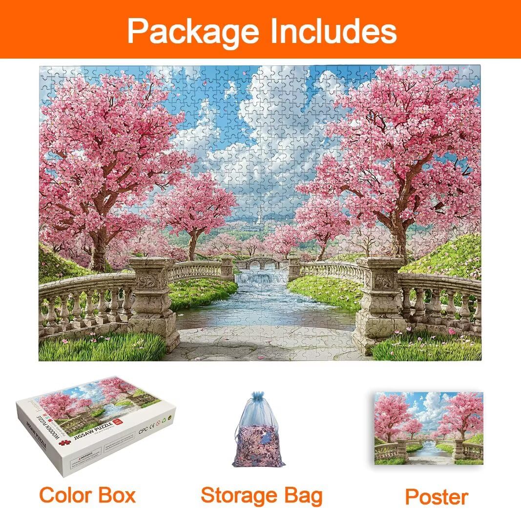 Puzzle Primavera, Puzzle 2000 Pezzi Adulti per Decor, Regalo Donna -8776