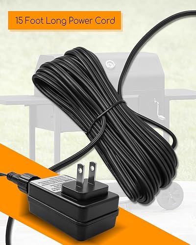 Miniatura 4 de Pieza de repuesto para cable de alimentación compatible con la parrilla digital Masterbuilt Gravity Series 560 800 1050 XL, accesorios de adaptador