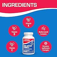 Vista 4 de Anabolic Laboratories Bone Support Calcium Complex - 90 tabletas para la salud ósea - Suplemento de vitaminas C, D, K, zinc, magnesio y calcio