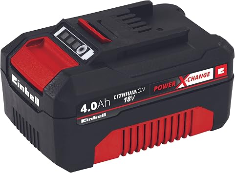 Einhell HEROCCO - Solo, Coal-Free Cordless Pnomatic Crusher Drill and Einhell 18V 4.0 Ah PXC Starter Kit (Startup Set)