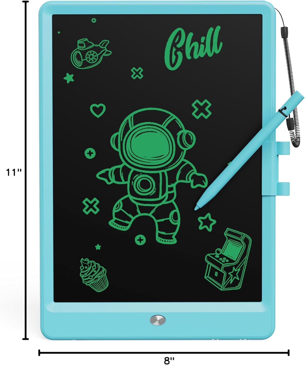 bravokids 10 Inch LCD Writing Tablet for Kids, Erasable Drawing Tablet for Toddlers, Doodle Board for Boys, Learning Painting Pads Toys, Christmas Birthday Gifts for 3 4 5 6 Years Old Girls