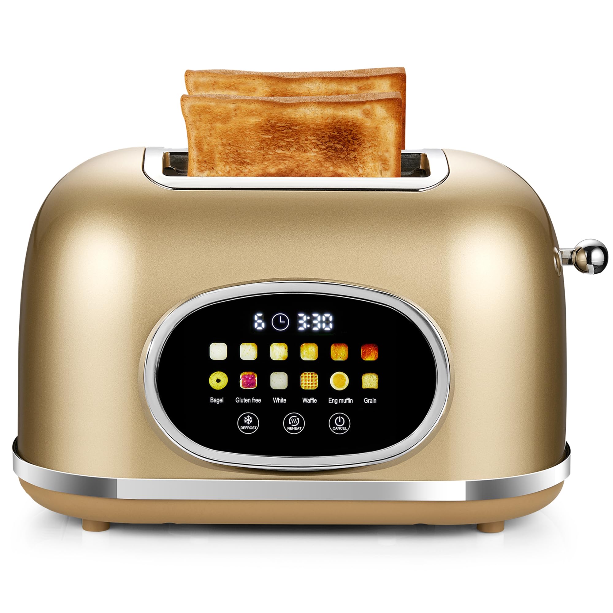 Roter Mond 2-Slice Smart Touch Screen Toaster