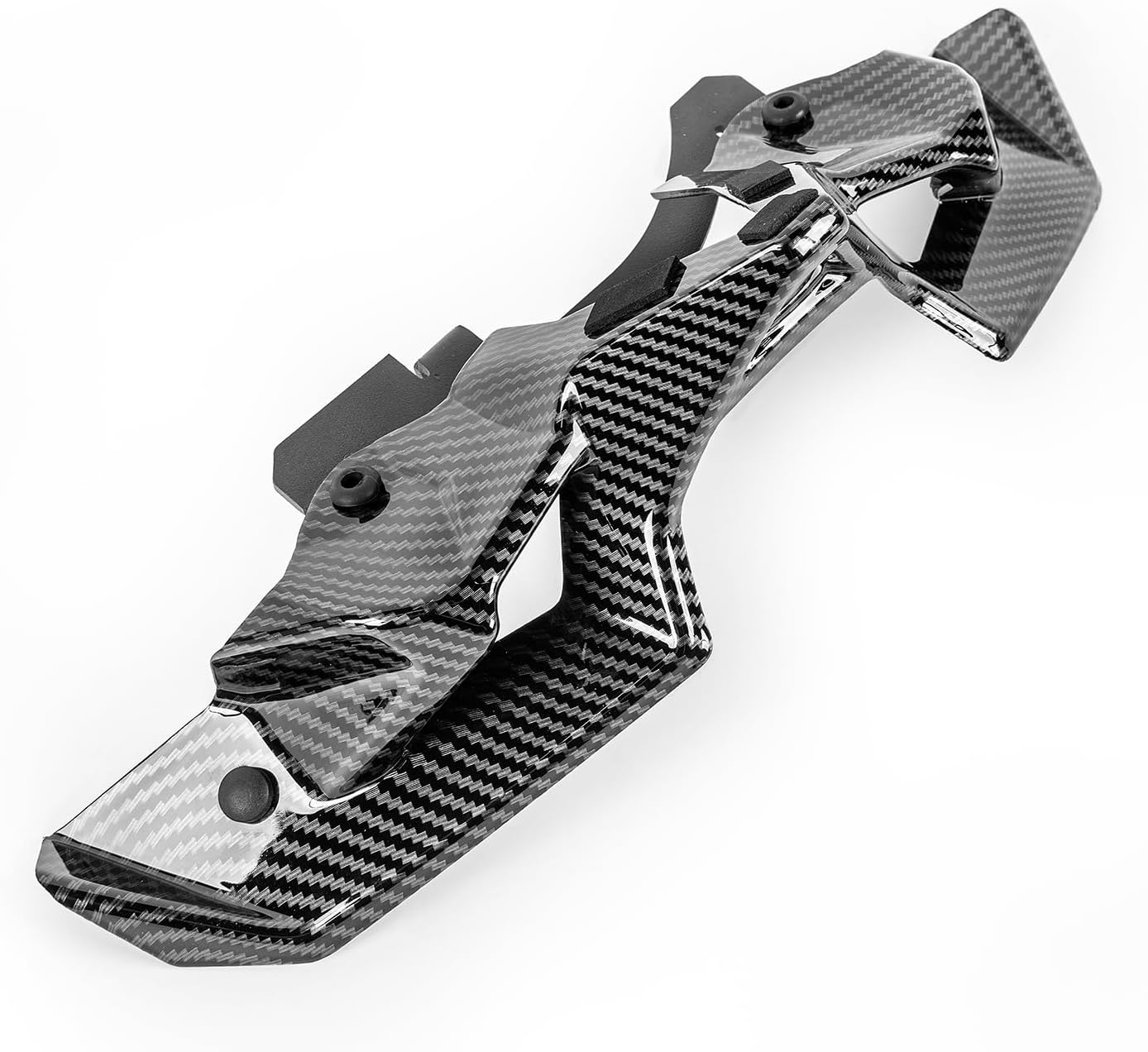 Motorcycle Lower Headlight Fairing Front Wheel Beak Nose Cone Cover Aerodynamic Winglets Fairing Decorative Kit Compatible with Ka-wasaki Z900 Z 900 Z-900 2020 2021 2022 2023 2024（Carbon Fiber Look）