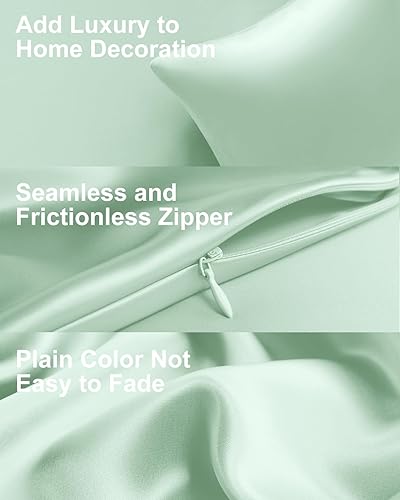 Miniatura 22 de THXSILK Funda de almohada de seda de morera 100% natural para cabello y piel, tamaño estándar de 20 x 26 pulgadas, funda de almohada de seda suave