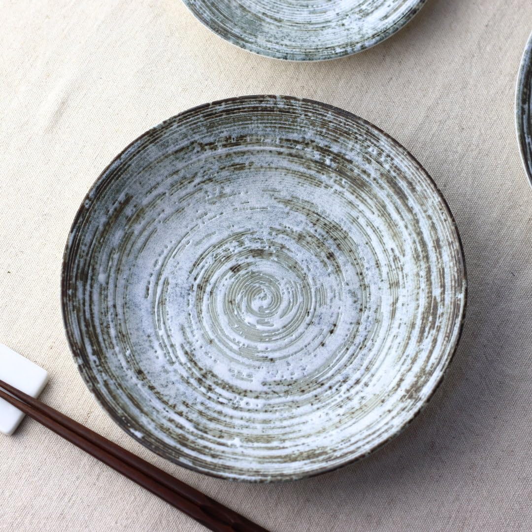 Amazon｜cerapockke 宙渦 パスタ鉢 22cm 日本製 美濃焼 7寸深皿 パスタ