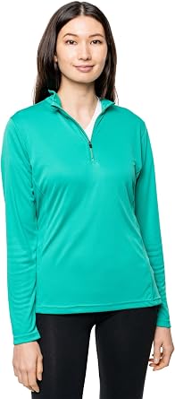 Insect Shield Womens Tech Quarter Zip Moisture-Wicking Pullover