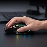 Redragon M690 3-Mode Souris de jeu sans fil, 8000 DPI Souris de jeu sans fil/sans fil avec clé de feu rapide, 8 Boutons de macro, conception ergonomique pour PC/Mac/Laptop