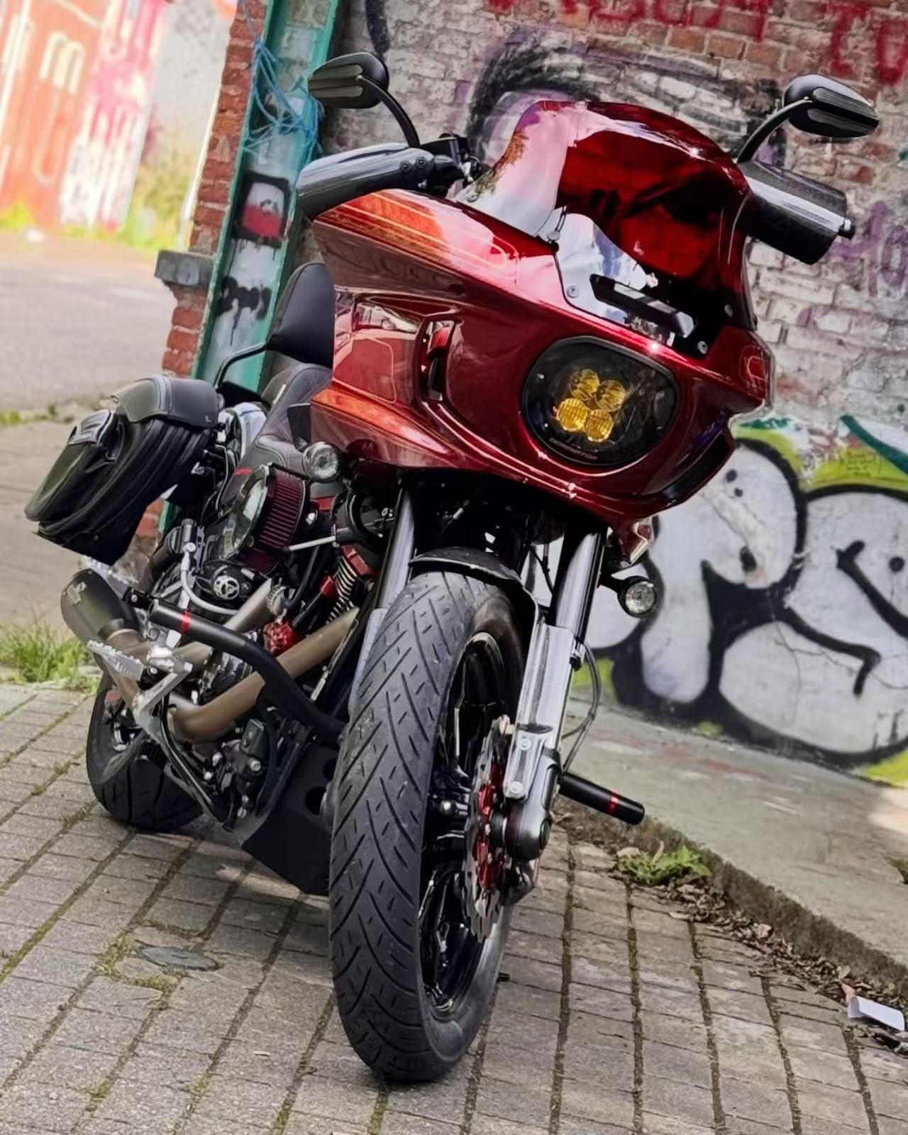 Amazon | オートバイハンドガードキット 保護ハンドガード ハーレー