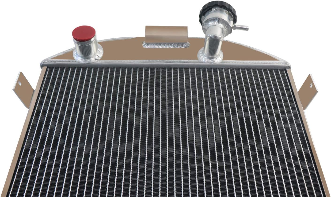 4 Row Core Radiator For 1928 1929 1930 1931 Ford Model A 3'' Chopped GM Chevy V8/Hi-Boy Radiators 28 29 30 31 3.3L L4 Full Aluminum Radiators