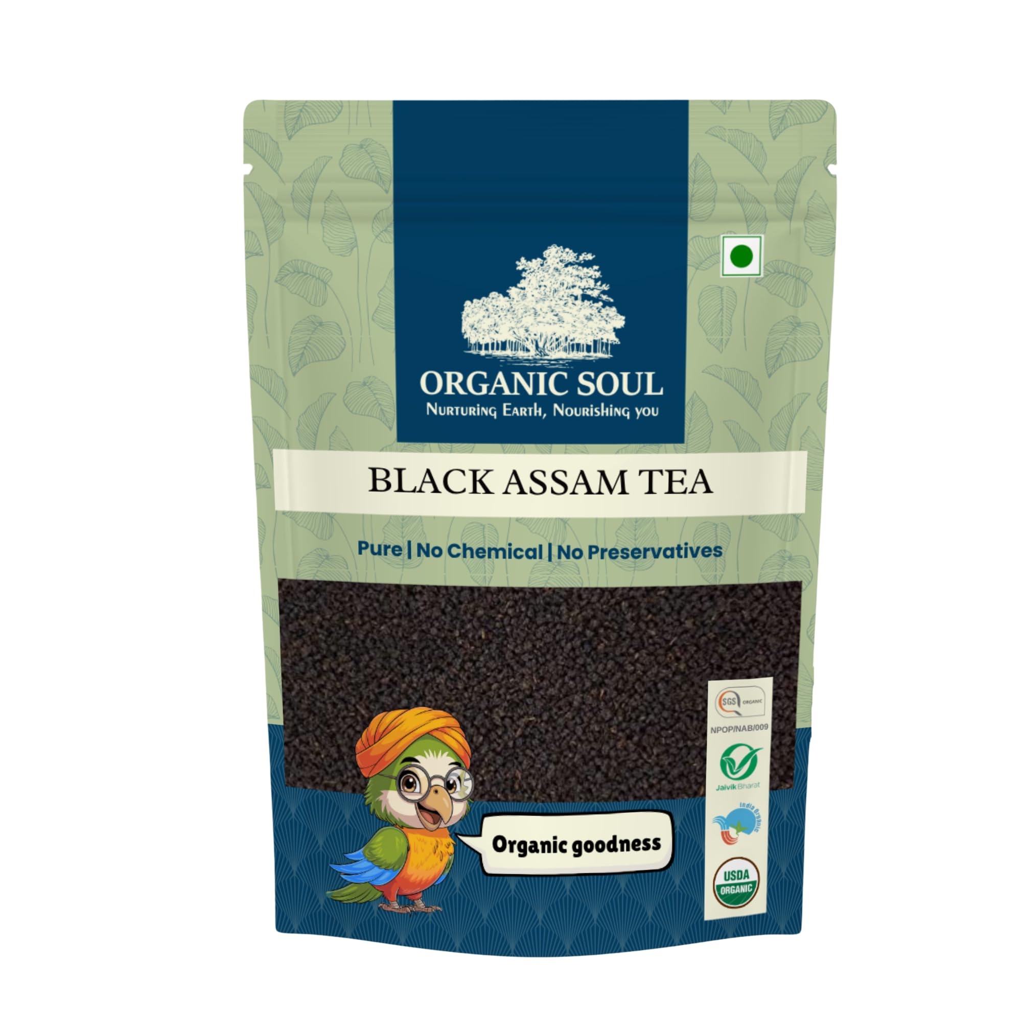 Organic Assam Black Tea 200gm (Black Tea Leaves) Tea Leaves/Organic Certified/NPOP Certified
