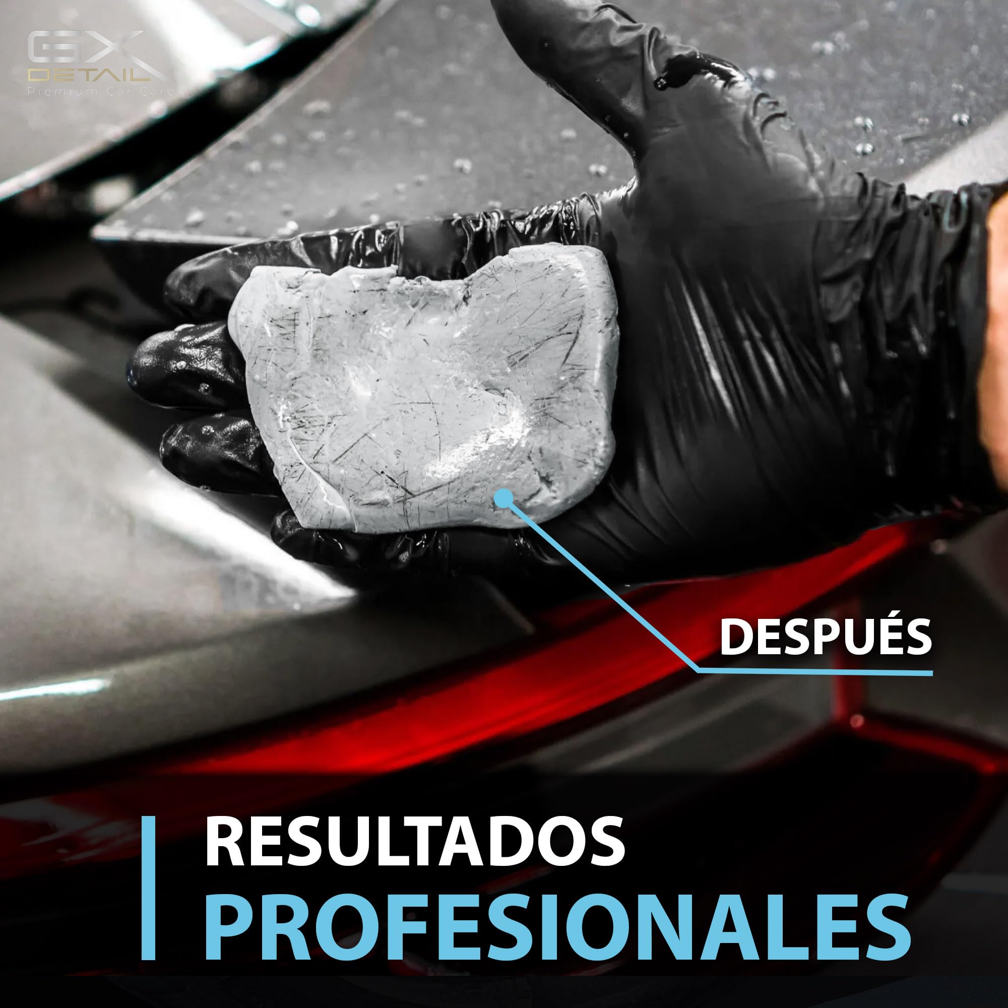 GxDetail Clay Lube Descontaminante para Carrocería 5 Litros – Lubricante Profesional para Uso con Clay Bar – Facilita la Eliminación de Contaminantes sin Arañazos – Acabado Suave y Brillante.