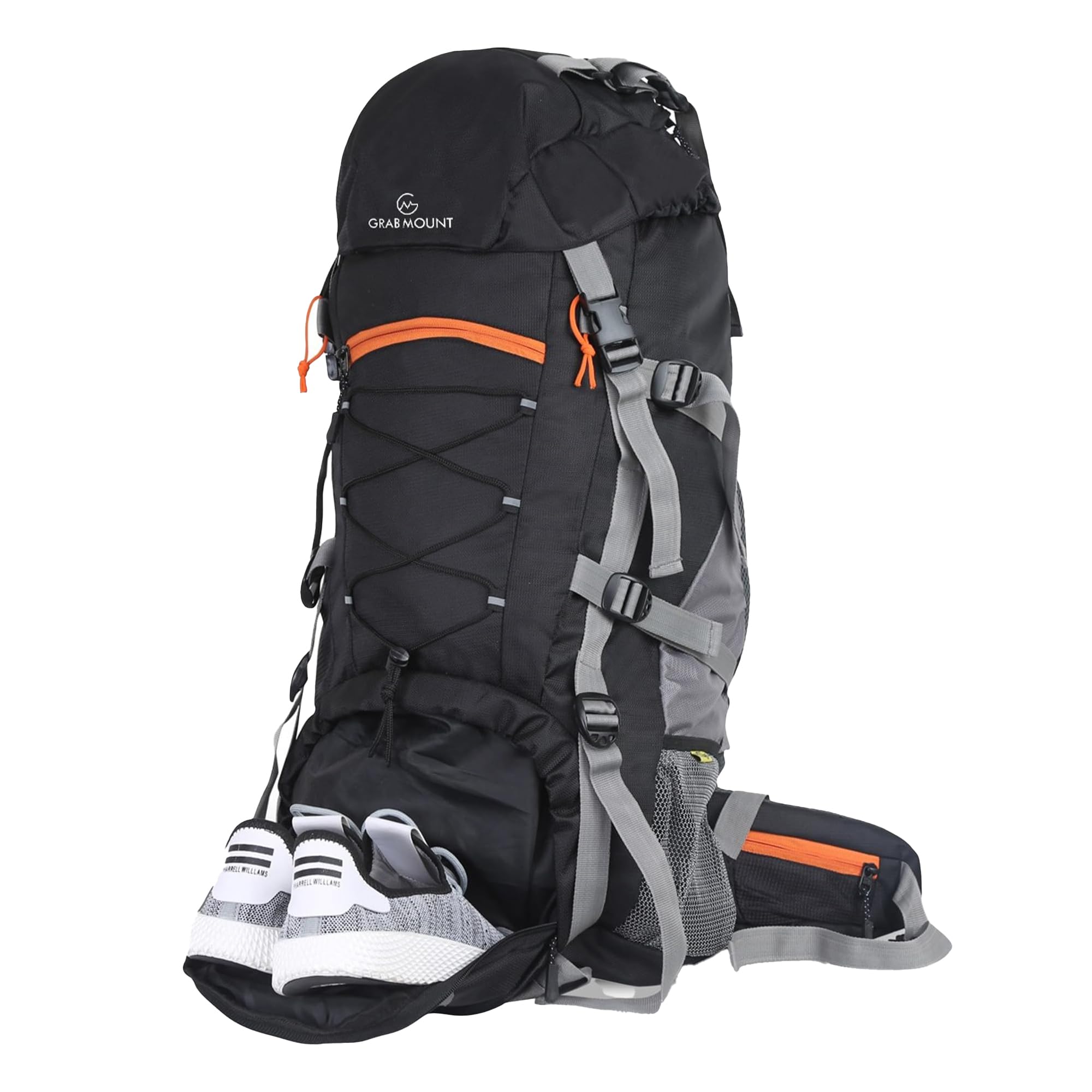 GRABMOUNT 65L Rucksack Travel Backpack for Hiking/Camping/Luggage, Trekking Bag with Shoe Compartment, Extra Durable Water-Resistant Bag with Rain Cover-picture-27
