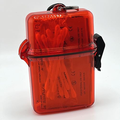 Miniatura 7 de Kit de primeros auxilios para automóvil, viajes, camping, deportes, compacto, impermeable, protección esencial