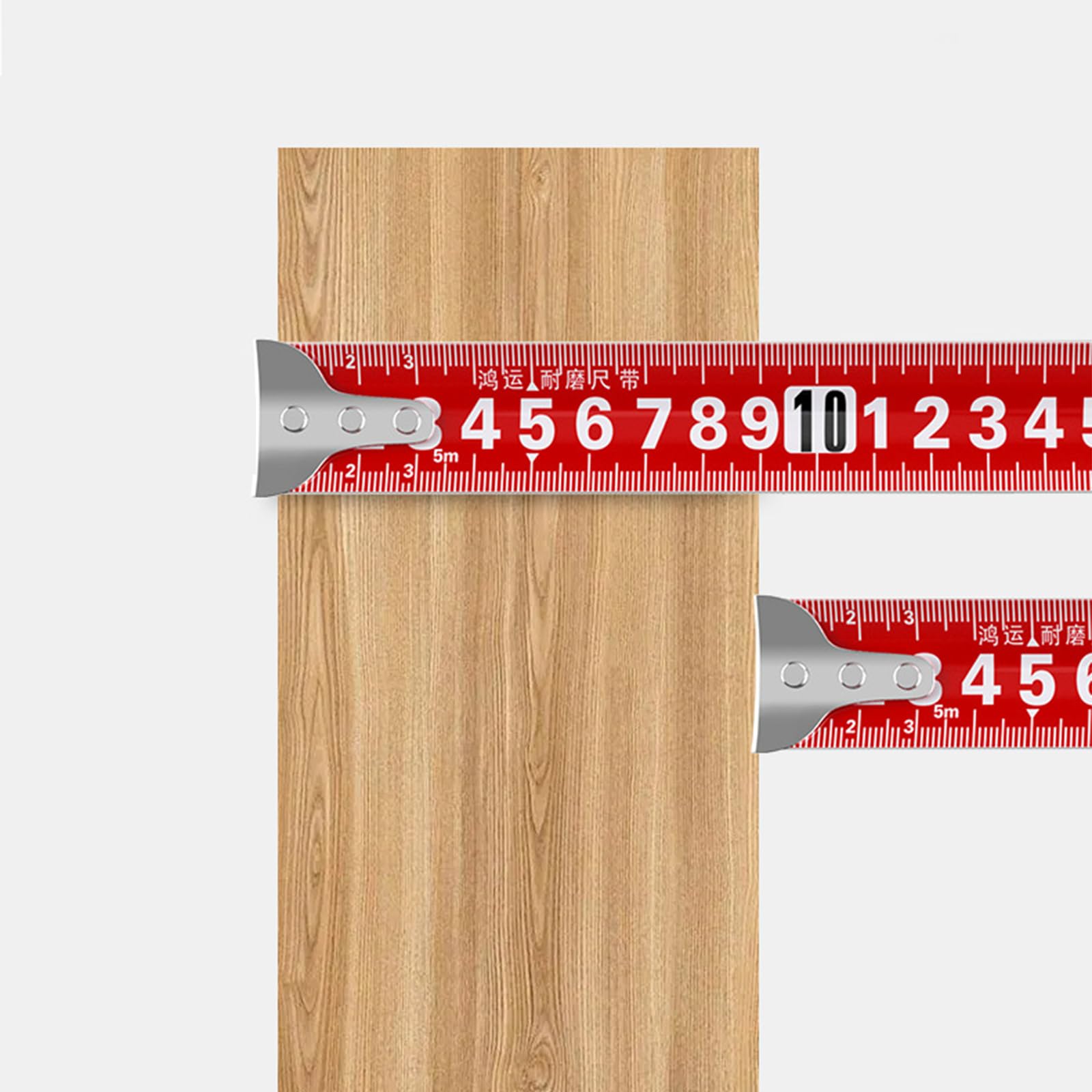 Cinta de medición roja con diseños gruesos de 3/5/7,5/10 m de longitud para un uso prolongado, ideal para construcción y proyectos