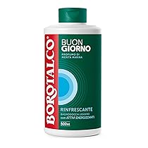 Borotalco, Bagnodoccia Buongiorno Rinfrescante, con Attivi Energizzanti e Profumo di Menta Marina, Texture Leggera, Dona Freschezza e Vitalità, Ideale per il Mattino, Flacone 500 ml