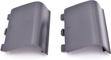 2 Pack of Replacement Battery Cover Door for Xbox One/Xbox One S Controller, Battery Back Shell Repair Part Compatible with Xbox Wireless Controller
