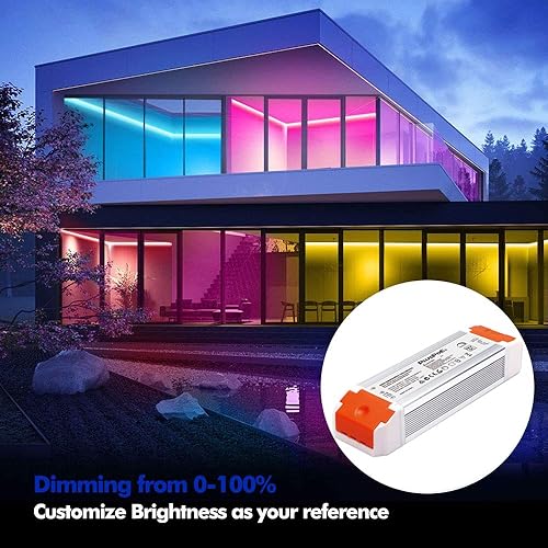 Miniatura 8 de Controlador LED regulable de 24 V 60 W, regulador universal de 24 V CC SCR regulable fuente de alimentación de transformador LED, atenuación del 0