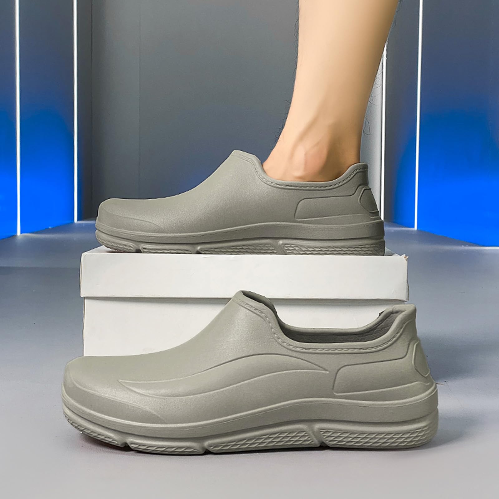 Sabots de Travail Antidérapants Unisexes en EVA - Chaussures de Cuisine et Médicales Etanches, Légères, Semelle Antichoc Résistante à l'huile, Lavables, Confort Prolongé