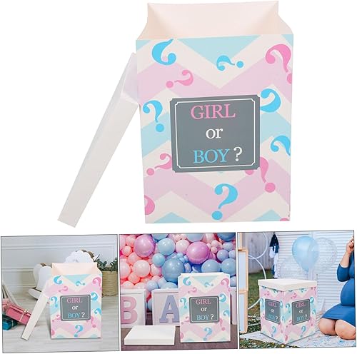 Miniatura 9 de jojofuny Globo de revelación de género para bebé, suministros de fiesta de revelación de género, papel para decoraciones, baby shower, decoración