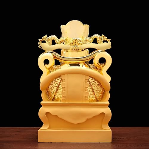 Miniatura 3 de CHENXIANGTA8 Estatua de Buda CAI Shen, Dios de la fortuna, dije chino de la prosperidad, decoración del hogar, regalo para atraer riqueza y buena