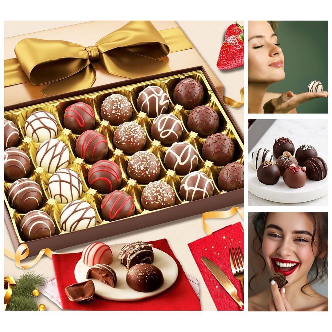 WINNI - 24 Pcs Chocolate Gifts | Premium Chocolate Gift Packs | Celebration Gifts | Belgian luxury Gift Hamper Box | Handmade Celebration Imported Chocolates (B0DDX8LKGD) Amazon Price History, Amazon Price Tracker