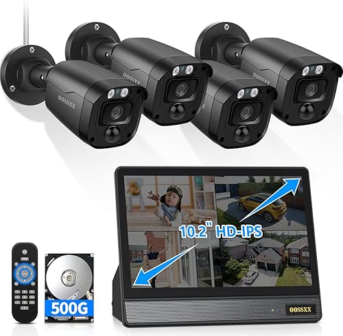 Miniatura 10 de Sistema de cámara de seguridad con cable de definición Full HD de 5MP Cámaras de vigilancia al aire libre Sistema de seguridad para el hogar CCTV
