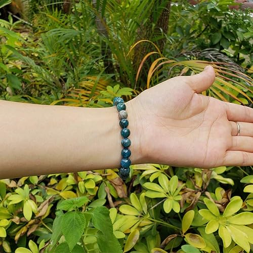 Miniatura 123 de Cuentas de piedra para hacer joyas, piedras preciosas naturales redondas sueltas espaciadoras para pulseras, collares y aretes, Piedra Kit