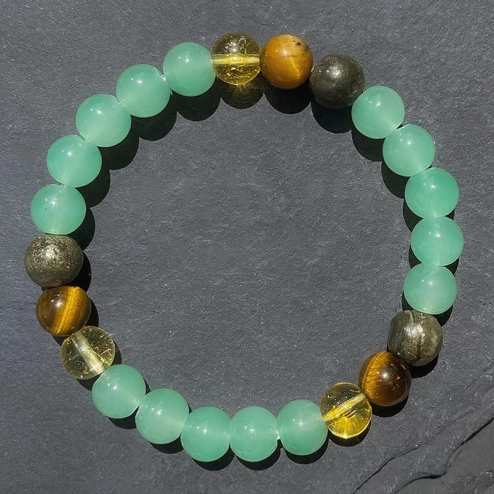 Beaded Jewelry Money Attraction Bracelet for Women Men – Crystal Gemstones Spiritual Gift