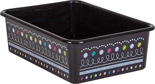 Miniatura 2 de Chalkboard Brights - Contenedores de almacenamiento de plástico grandes, paquete de 6