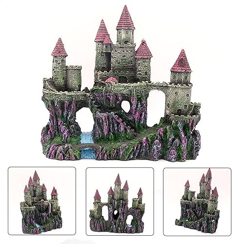 Miniatura 2 de peyamii Adorno de barco de resina para acuario, decoración de cilindro de pez naufragio, la rocalla es adecuada para la decoración de acuarios de