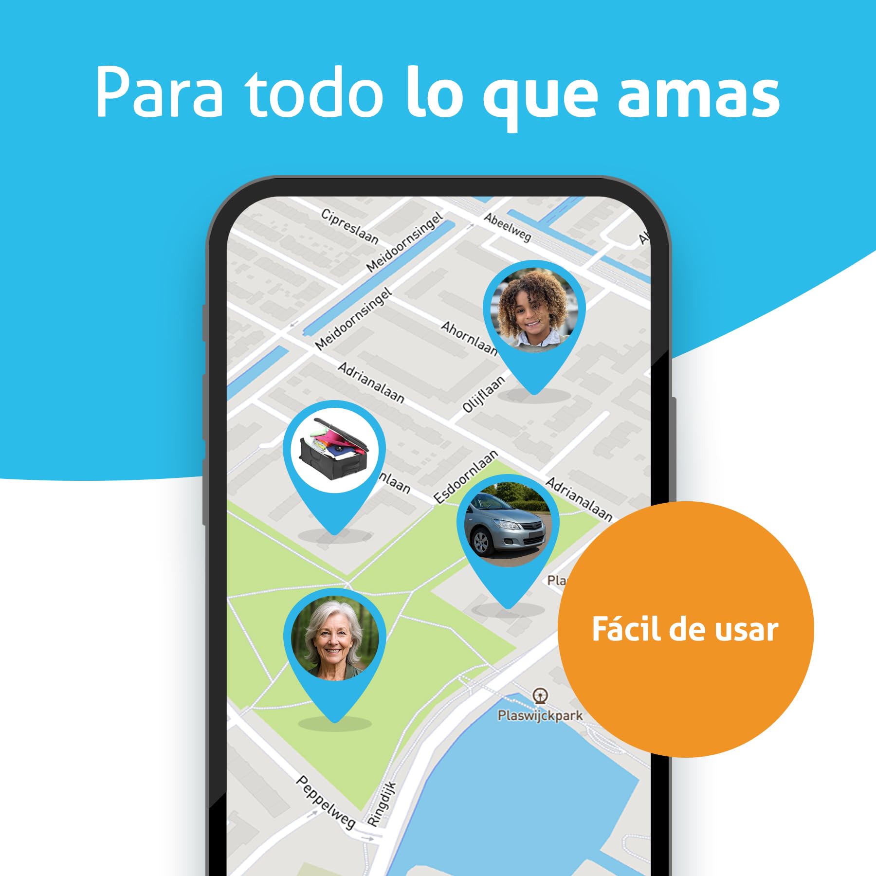 Localizador GPS Spotter X10 4G con función SOS, Seguimiento preciso y Llamadas entrantes - Ideal para niños, Ancianos y Objetos de Valor - Periodo de Uso de Pago