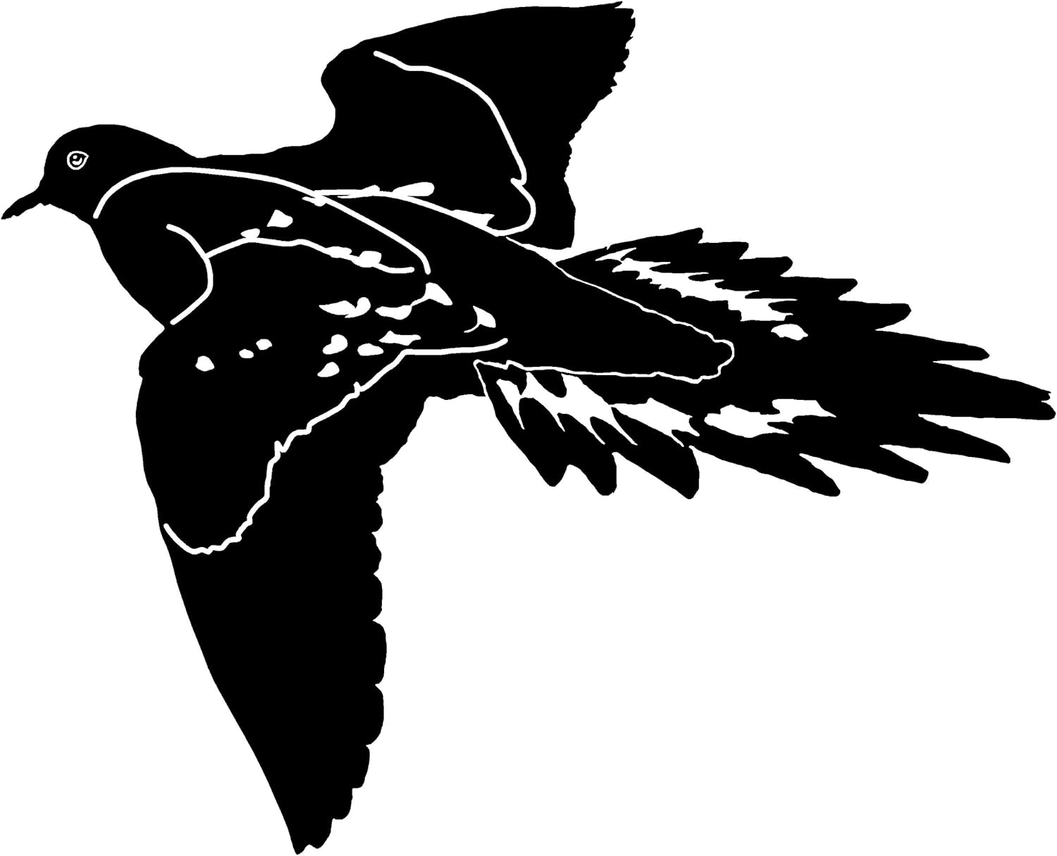 Amazon.com - Dove Decal – Dove Hunting Decal – 2501 (Small, White