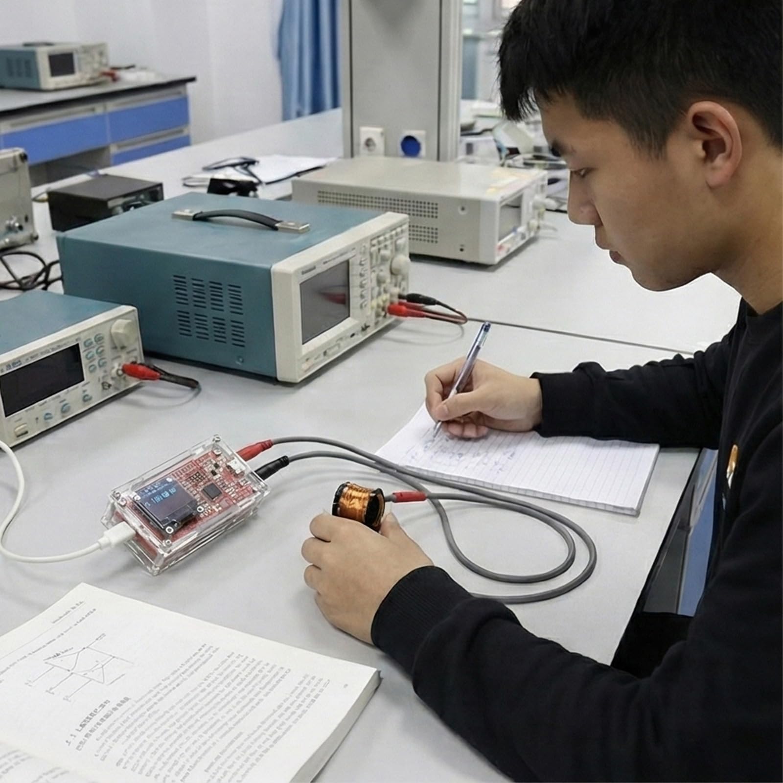 Misuratore di montaggio facile Ponte Alta Precisa Induttanza Capacità Tester di Resistenza Modulo Educativo Misurazione Precisa