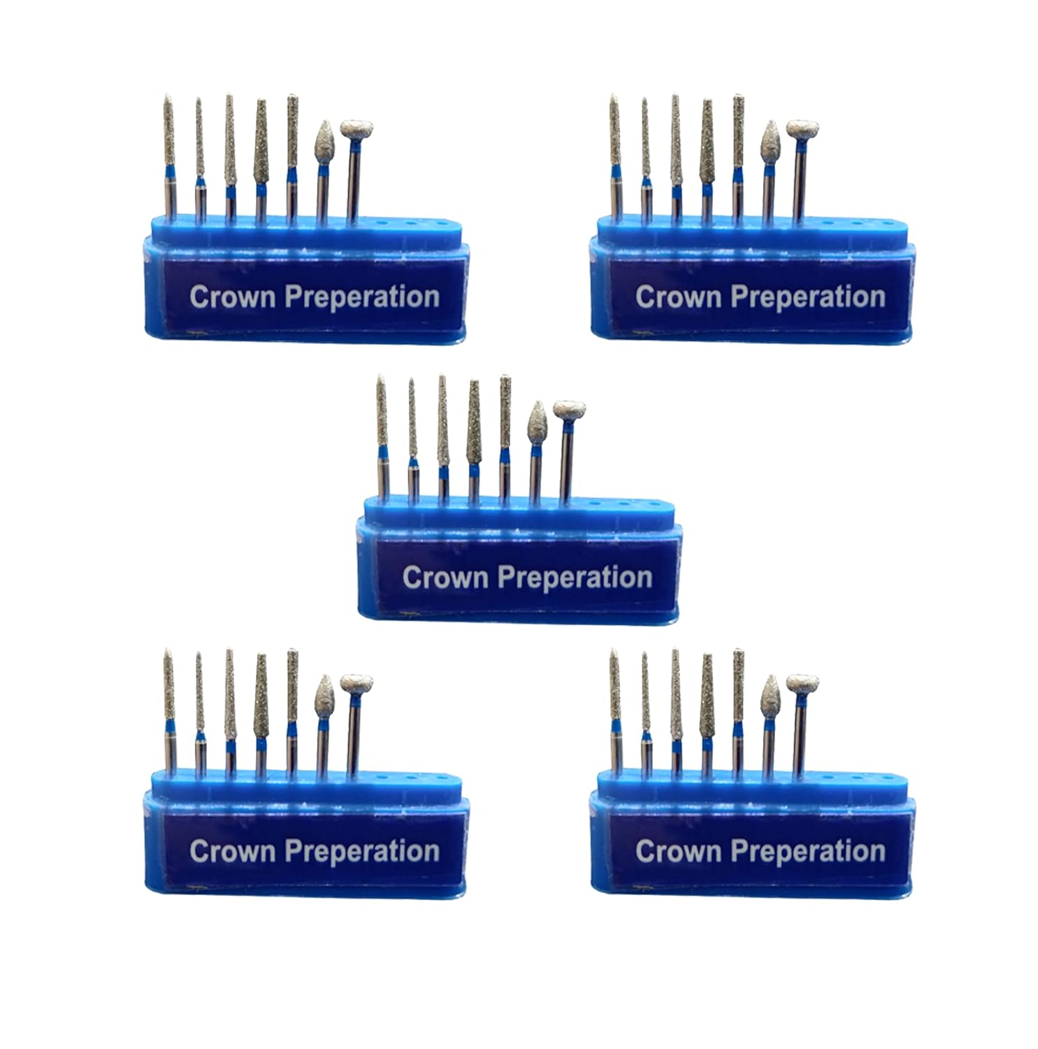 NMD Crown Preparation Bur Kit (7pc/pk) (Pack of 5) Amazon.in Health