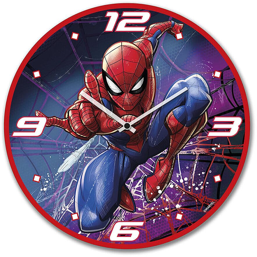 Horloge murale Disney Marvel Egan 35 cm le cadeau idéal pour anniversaire