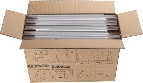 Vista 7 de RLAVBL Juego de cajas de envío de 12x9x2, paquete de 25, caja de cartón corrugado blanca para embalaje, envío postal, negocio