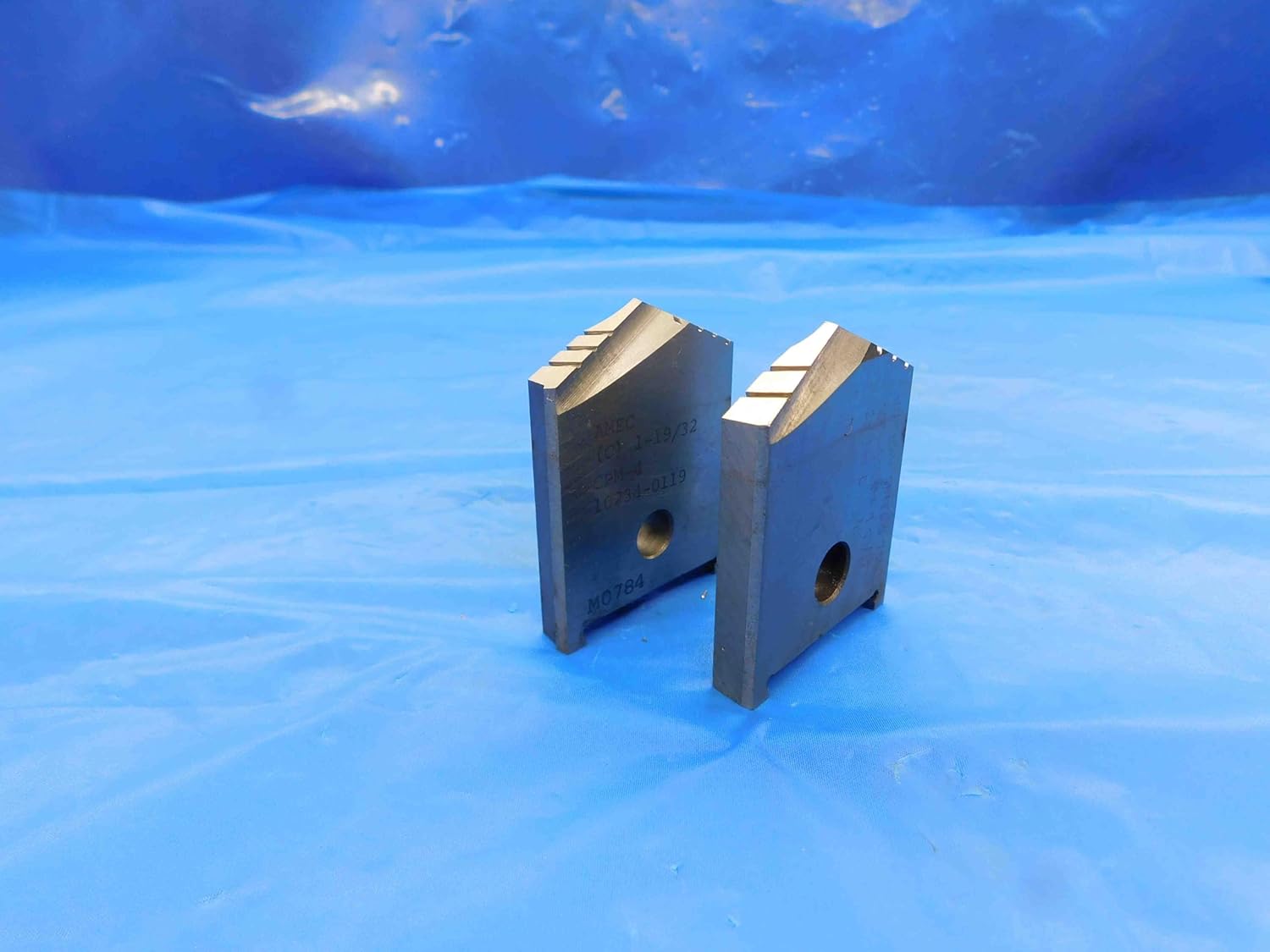 2pcs Waukesha AMEC 1004-0138F 1 19/32 O.D. Series C HSS Spade Drill Inserts - BT0233BG2