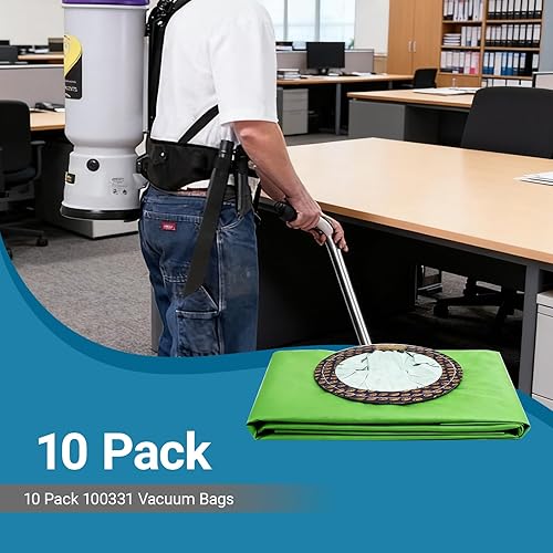 Miniatura 7 de Paquete de 10 bolsas de vacío 100331, compatibles con P-roTeam CoachVac, Super CoachVac y MegaVac (collar circular abierto)