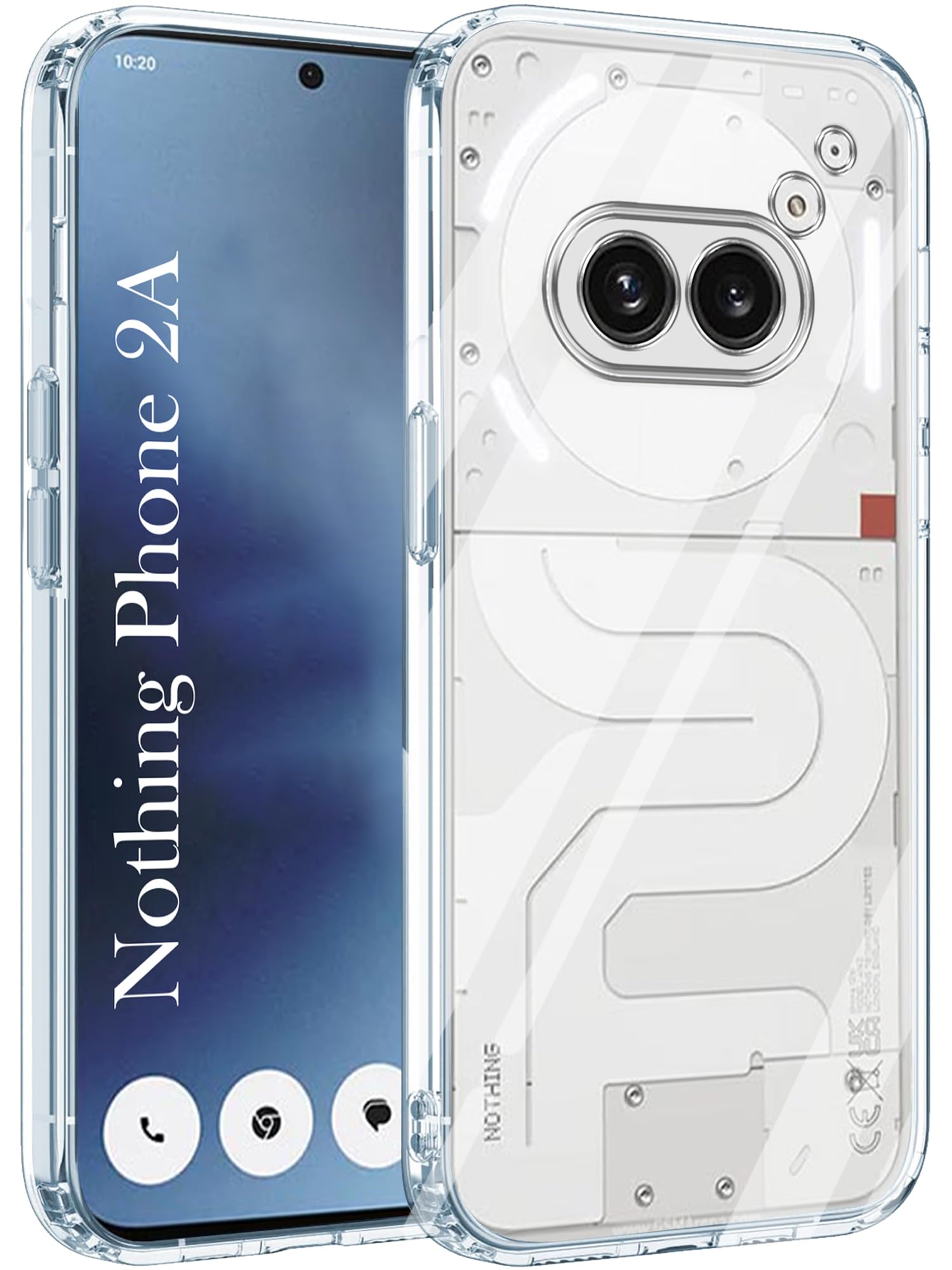 Jkobi Back Cover for Nothing Phone 2A 5G (Silicone Clear Shockproof Case with Camera Protection | Soft and Flexible | Transparent) (B0CYSGV9N4) Amazon Price History, Amazon Price Tracker