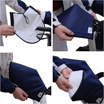 Remedic Rollator Hand Warmer Waterproof Winter Protection for Walkers