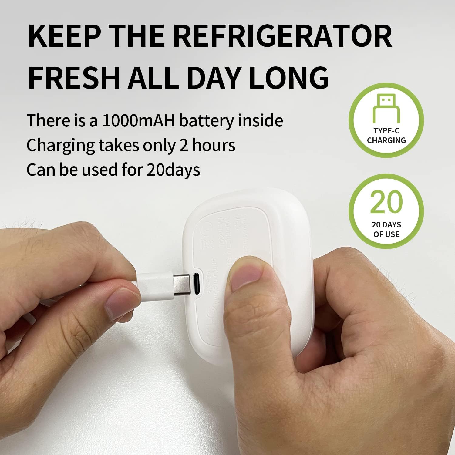 EraClean Deodorizer Type-C Charging