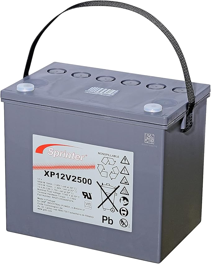 Exide GNB Sprinter XP12V2500-12V 69.5Ah VRLA Battery - UPS Battery ...