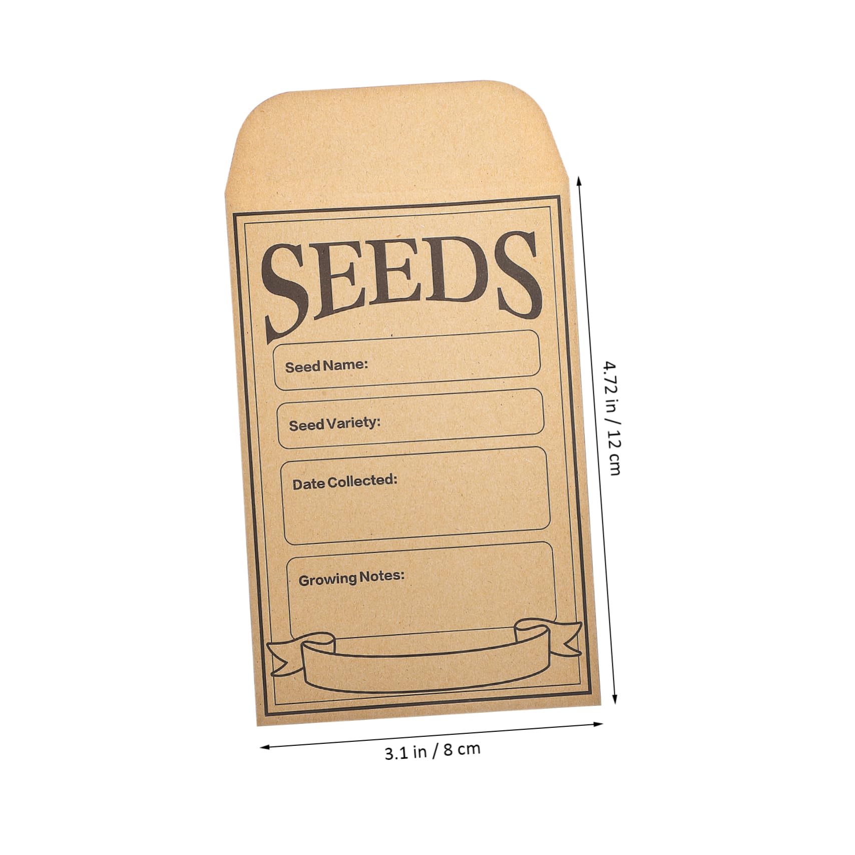 EXCEART 200 Sobres de Papel Kraft Mini Sobres de Correo Autoadhesivos Fáciles de Identificar para Almacenamiento de Monedas y Artículos Pequeños