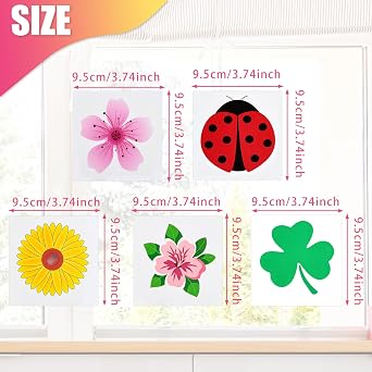 50 Pack Window Fly Traps, Window Fly Stickers Indoor, Sticky Fly Traps, Fly Catcher for Home